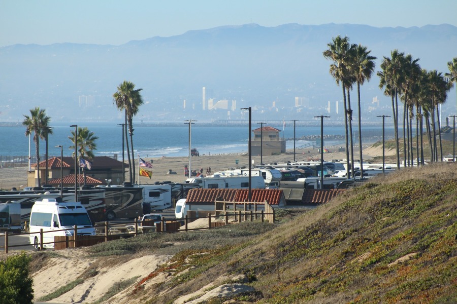 Mountain landscape for RV park investment research